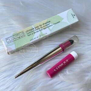 New Clinique Pop Lip Shadow Cushion Matte Lip Powder~Fuchsia Pop~ Full Size 1.2g